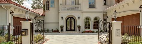 Download wallpaper design, Villa, gate, yard, architecture, facade ...