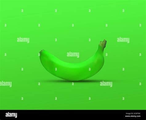Banana genetically modified organism concept , 3D GMO banana Stock ...