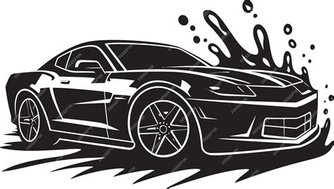 Premium Vector | Radiant Clean Black Car Wash Iconic Symbolism Refined Rinse Black Car Washing ...