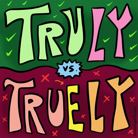 Truely or Truly: Spelling Tricks to Remember - Drawings Of...