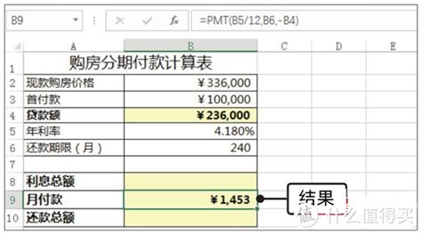 商务简约房贷利息计算表Excel模板下载_熊猫办公