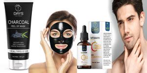 7 Days Vitamin C Skin Brightening 30Ml And Activated Charcoal Face Mask ...