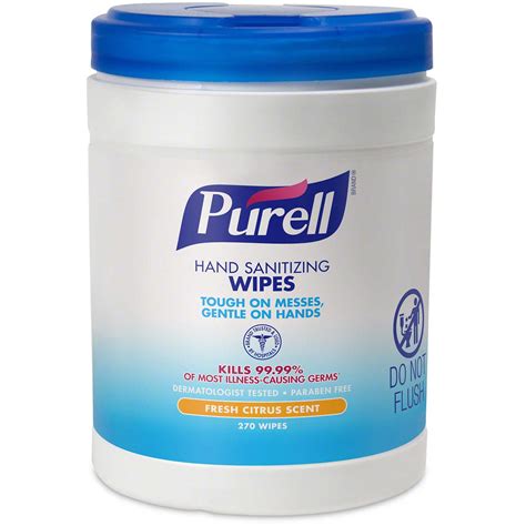 GOJO® Purell® Hand Sanitizing Wipe - 270 ct. Canister | Action Chemical