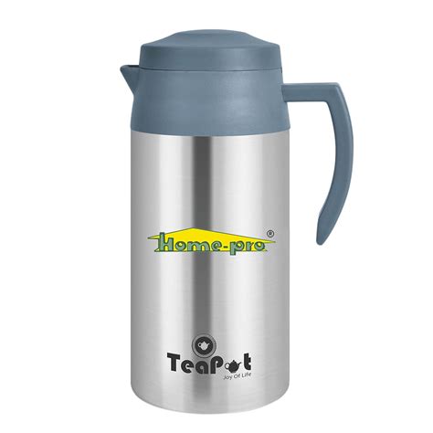 Home-Pro - Tea Pot | Vacuum Insulated Pot | Stainless Steel | Leak ...