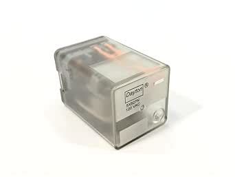 Dayton 5X827 Plug in Relay, 8 Pins, Octal, 120Vac : Amazon.in ...