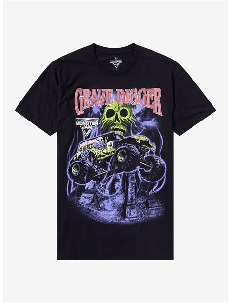 Monster Jam Grave Digger Skull T-Shirt | Hot Topic