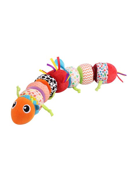 nuluv Activity Caterpillar Rattle & Soft Toy with Crinkle Sound-Non ...