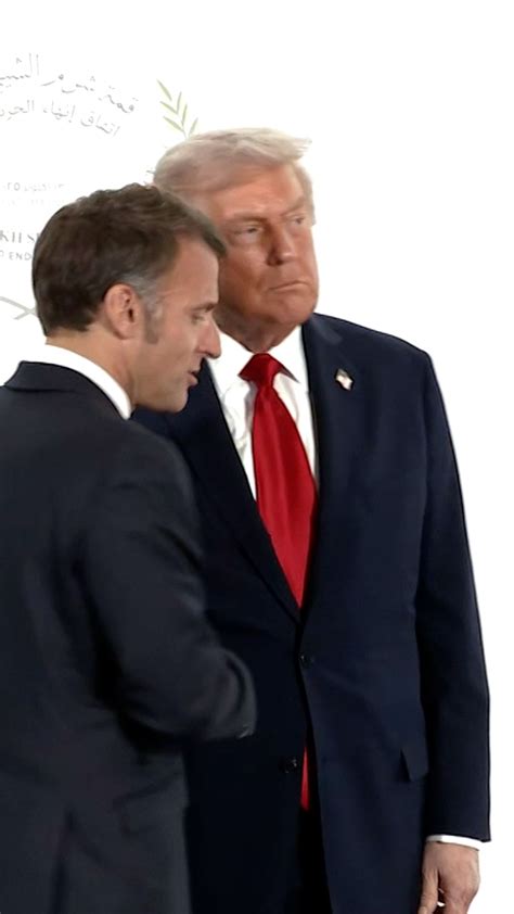 Trump’s very long handshake with Macron | CNN