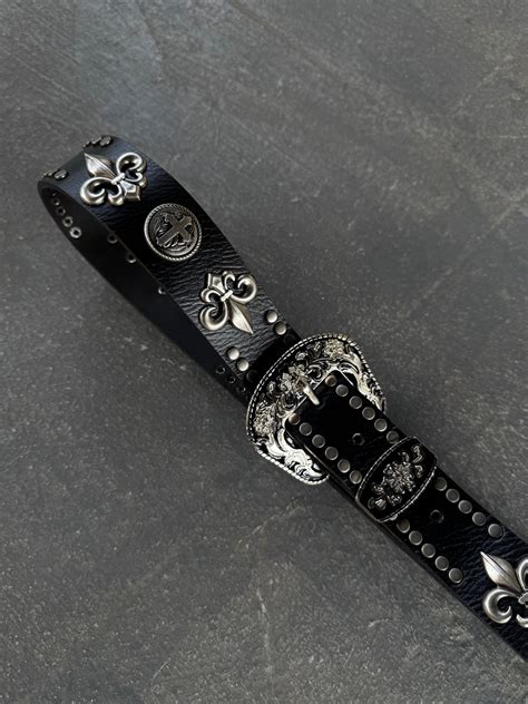 BLESSED REAL LEATHER BELT – TURNT UP CLOTHING