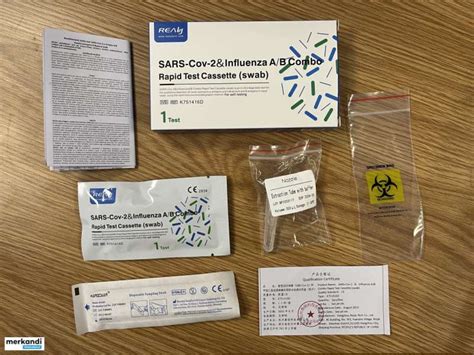 SARS-Cov-2 & Influenza A/B Combo Rapid Test Cassette (swab) Self Test ...
