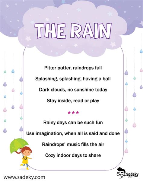 Awesome Short Poem With Rhyming Words For Kids | Sadeky
