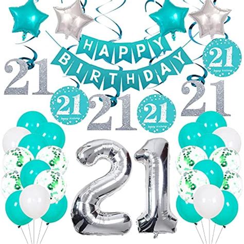 21st Birthday Decorations for Her, Happy 21st India | Ubuy
