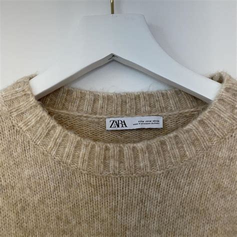 Zara oversized wool sweater Size M Never worn - Depop