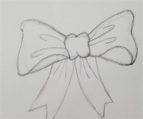 How to Draw a Bow Step by Step - Art by Ro in 2025 | Bow drawing, Baby ...
