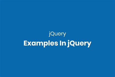 jQuery Examples 的图像结果