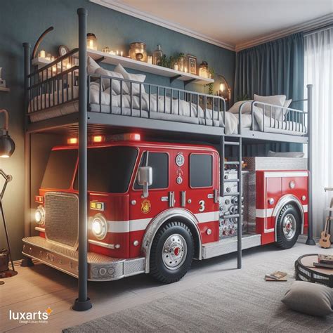 Childs Fire Truck Bed: Building a Sleep Haven with Playful Firefighter ...