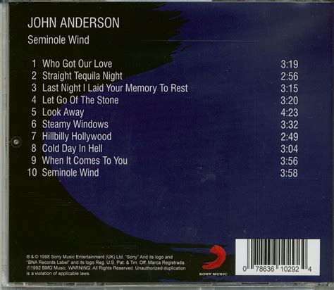 John Anderson CD: Seminole Wind (CD) - Bear Family Records