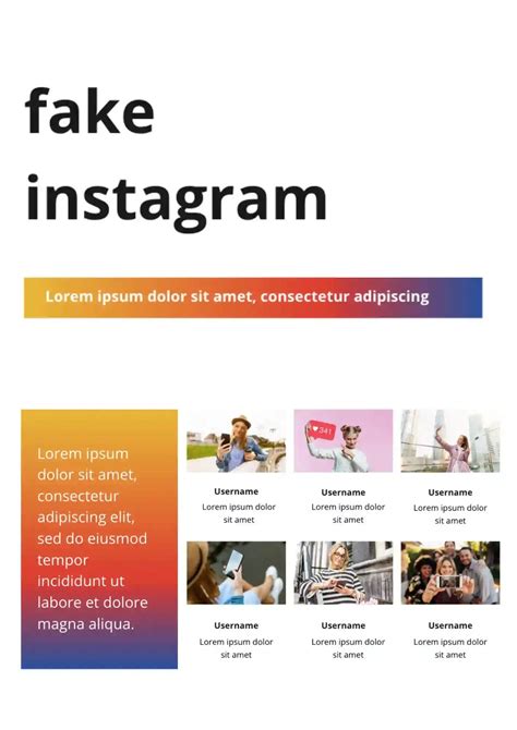 Instagram Post Template for Google Slides - Free Google Slides Template ...