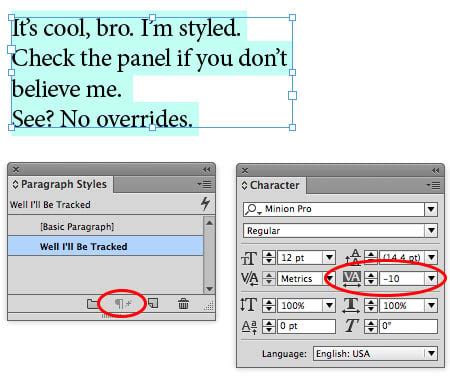 Tracking InDesign 的图像结果