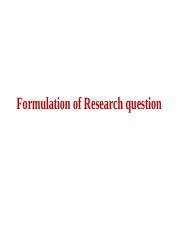 Image result for Formulation Research Question