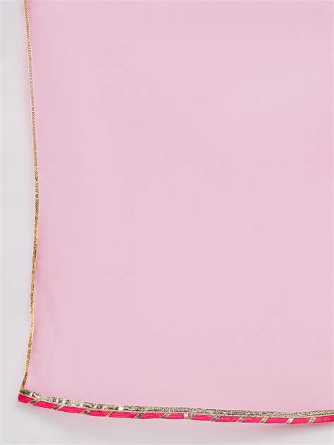 Buy Floral Yoke Design Angrakha Gotta Patti With Trousers