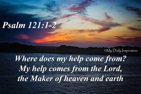 My help comes from the Lord