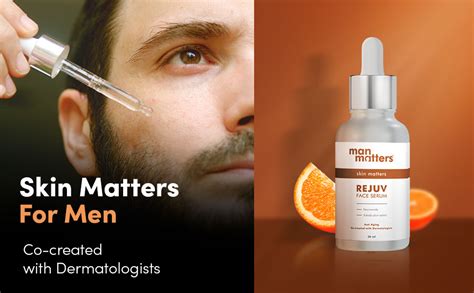 Man Matters Glowing Face Serum for Men | Radiant Skin, Fights Acne ...