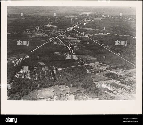 Aerial View of Main Street and Pond Street, South Weymouth ...