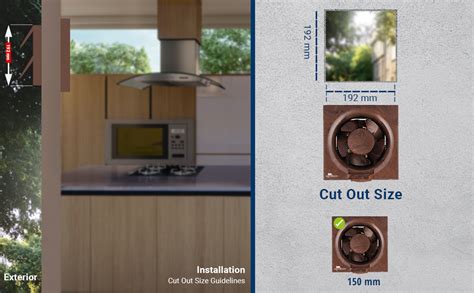 RR Signature Vento Deluxe 150 MM Exhaust Fan For Bathroom, Kitchen with ...