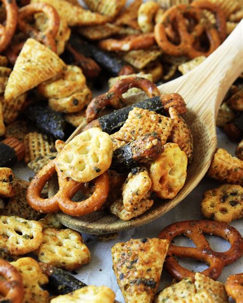 Miso Furikake Snack Mix - Olives & Lamb