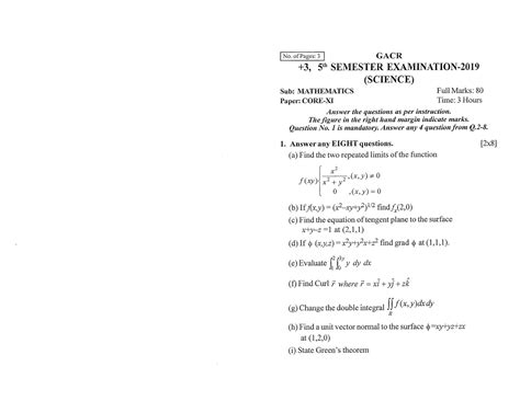 C11 2019 - Quesions - Advanced algebra - Studocu