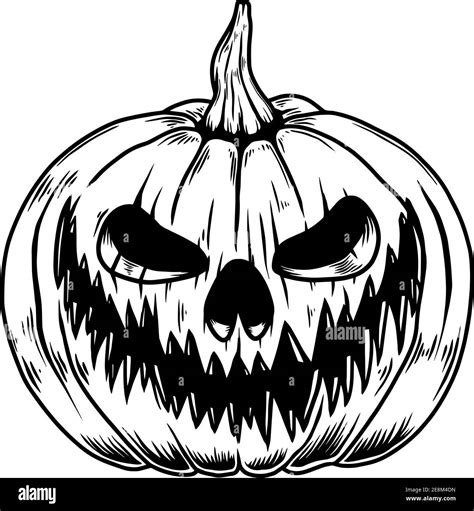 Scary Halloween Pumpkin Stencils