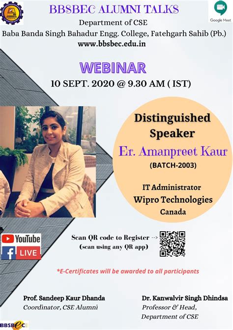 Alumni Talk | Baba Banda Singh Bahadur Engineering College