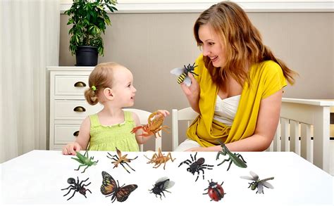 SUPER TOY 10 Insect Bug Figurines Animals Educational Action Toys Play ...