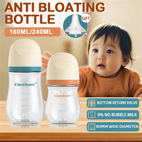 Comboer anti colic feeding bottle 160/240ML Baby bottle BPA free ...