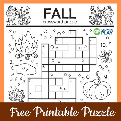 Free Printable Crossword Puzzles For 3rd Graders - UK Printable Hub