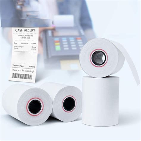 VSA Thermal Paper Rolls Best for Receipts and invoices 3 Inch (Set Of 6 ...