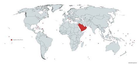 Countries that have no rivers. : r/Maps
