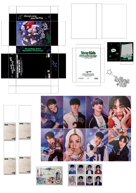 Mini season's greetings 2025 de skz 1/4 | Bosquejos del álbum de ...