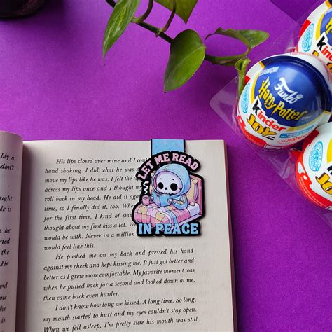 Let Me Read in Peace Skeleton Magnetic Bookmark – Bite Sized Crafts