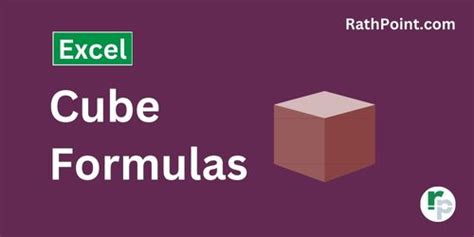 Image result for Cube Formulas Excel