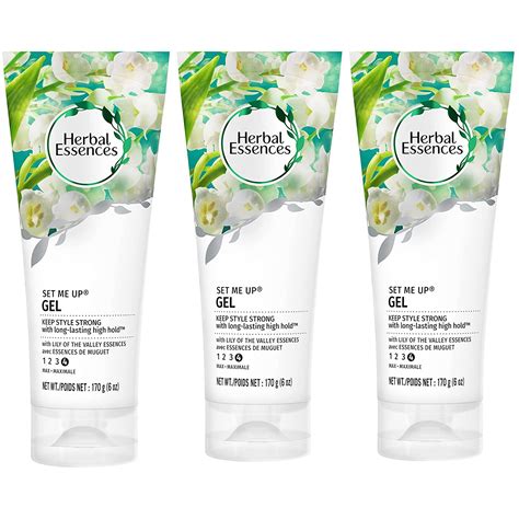 Buy Herbal Essences Set Me Up Max Hold Hair Gel 6.0 Fl Oz (Pack of 3 ...