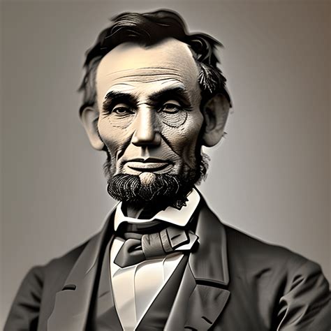 Abraham Lincoln Without Beard · Creative Fabrica