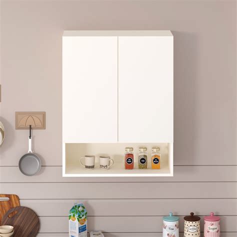 Opryt with Shelf Engineered Wood Kitchen Cabinet Rack, Wall Mounted St ...