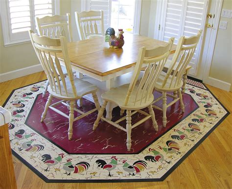 Chickens are very popular in kitchens and dinning rooms, this mat works ...