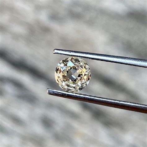 Natural Old Mine Cut Diamond Engagement Ring Old Cut Diamond Old Mine ...