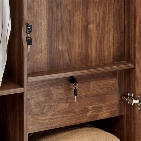 Buy Hadley 2-Door Wardrobe with Mirror - Brown from Home Centre at just ...