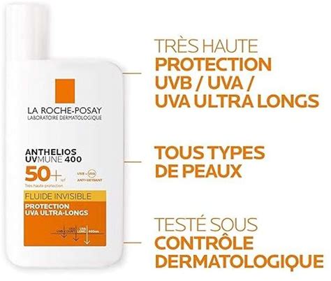 La Roche Posay Sunscreen - SPF 50 PA++++ Anthelios XL Ultra-Light Fluid ...
