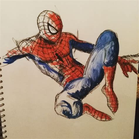 spiderman 2 drawing