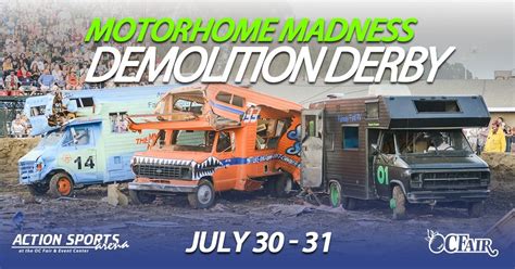 Motorhome Madness Demolition Derby, 88 Fair Dr, Costa Mesa, CA, United ...